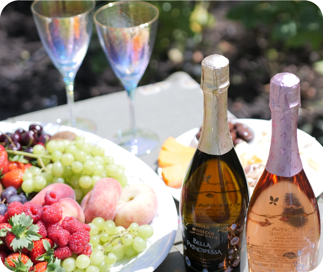 Рекомендации по сочетанию с Bella Principessa Prosecco Superiore D.O.C.G.