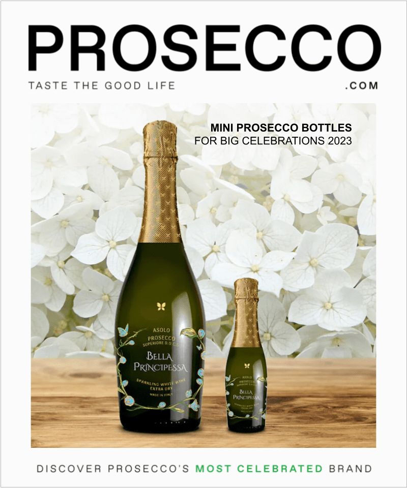 Mini Prosecco Bottles for Big Celebrations
